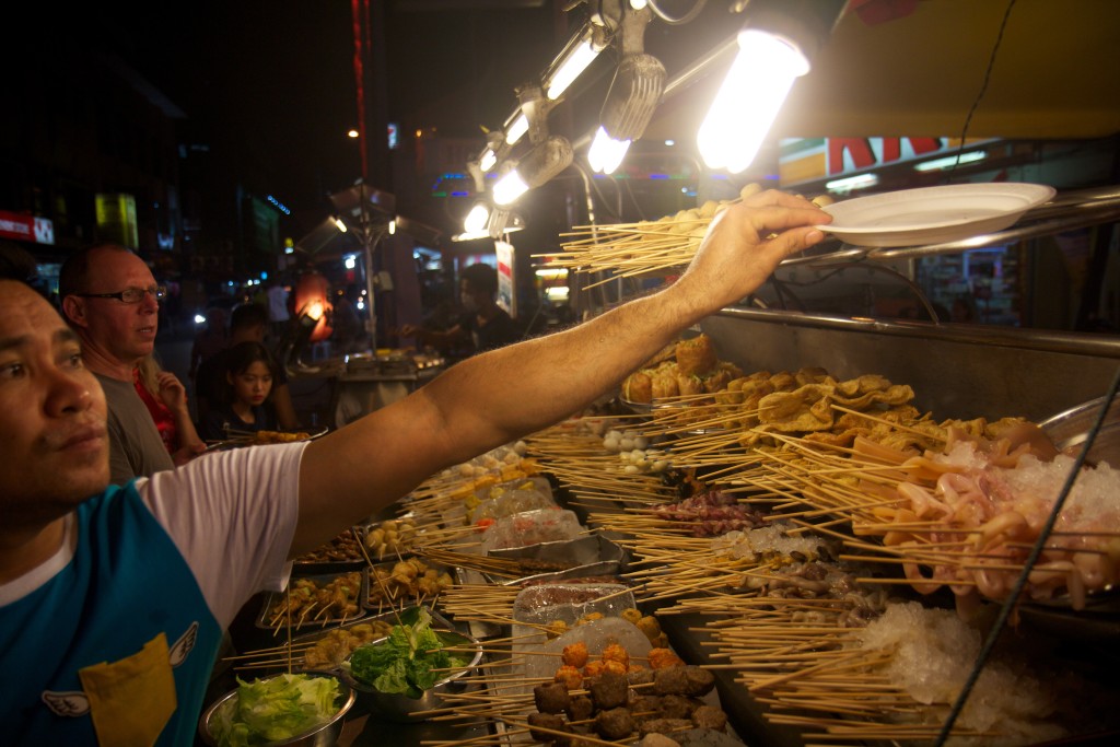 KL's Chinatown by night
