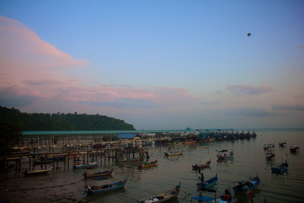 The view from our hotel room in Penang