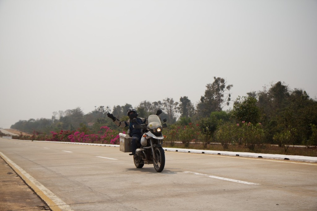 This highway led to a purpose built capital city with nearly no inhabitants, which meant the was nearly no traffic on the roads. A great place to practise your 'look mum no hands' riding technique